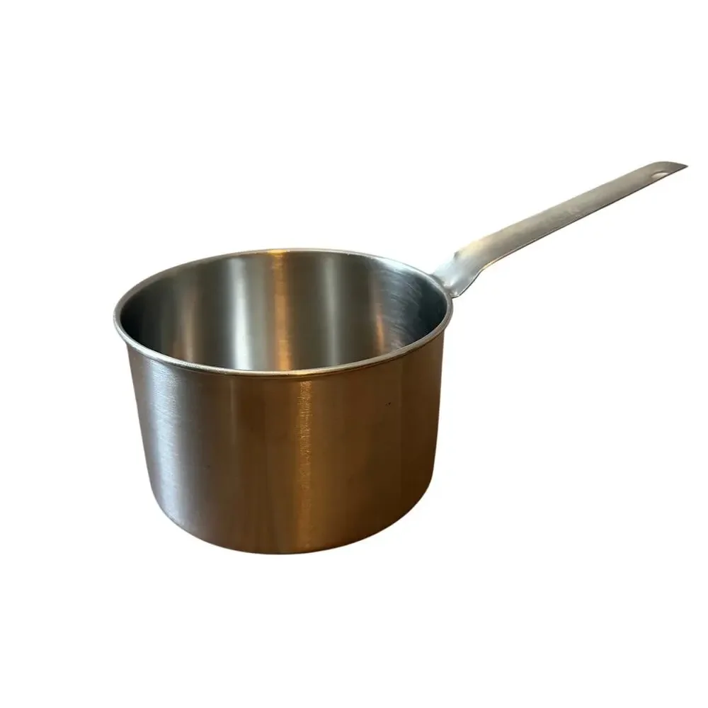 Vintage U.S.N Carrollton MFG United States Navy Sauce Pan Ship Galley Stainless